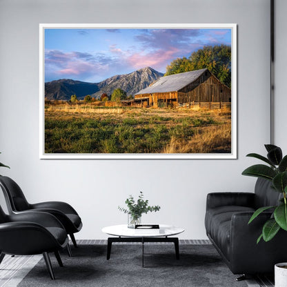 Sunrise at the Ranch Canvas Wall Art