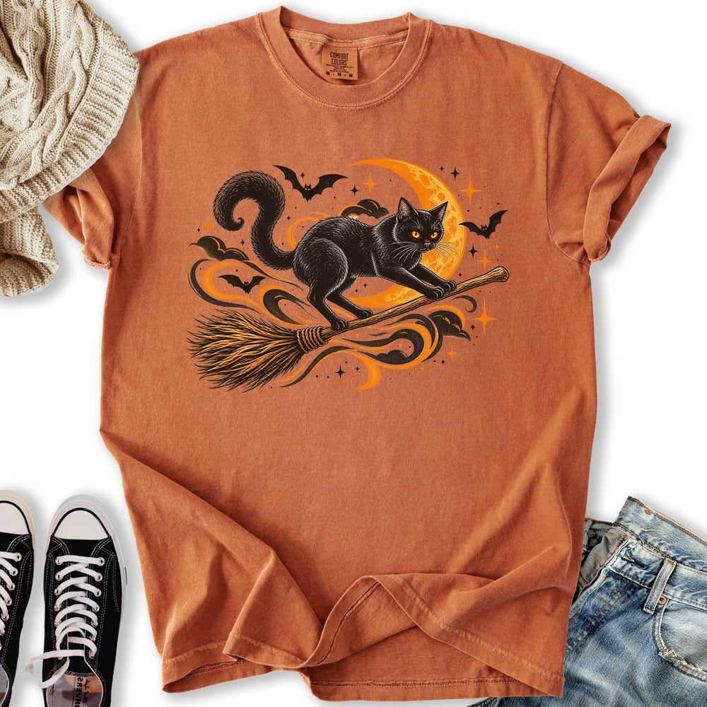 Flying Black Cat Relaxed Tee
