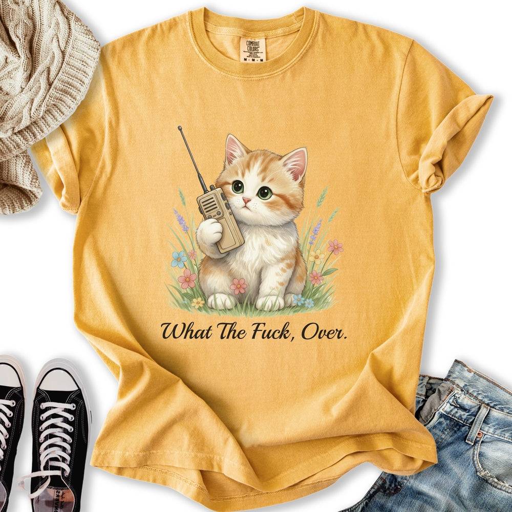 WTF Over Cute Cat Relaxed Tee