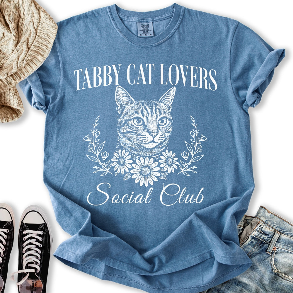 Tabby Cat Social Club Relaxed Tee