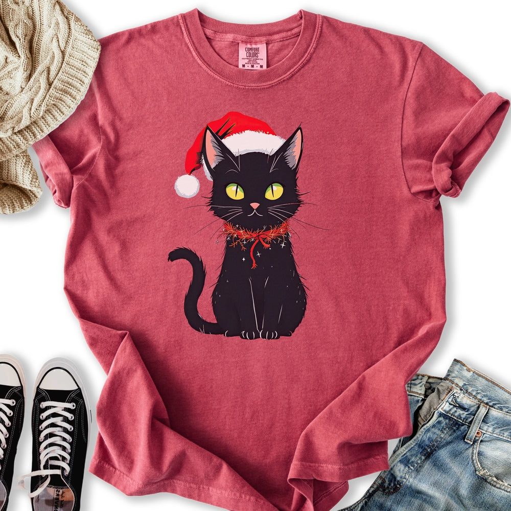 Black Cat Tinsel Relaxed Tee