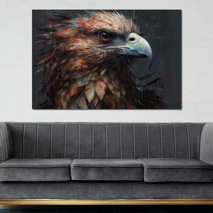 Red-Tailed Hawk Canvas Wall Art