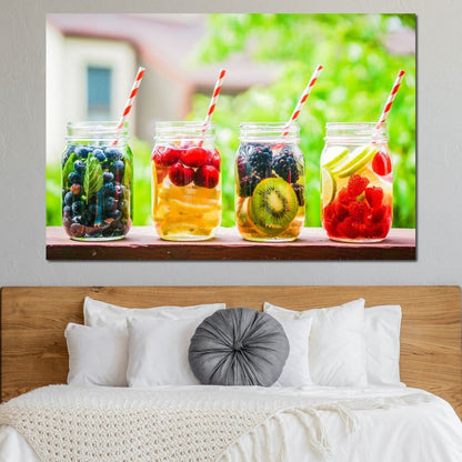 Detox Water Canvas Wall Art