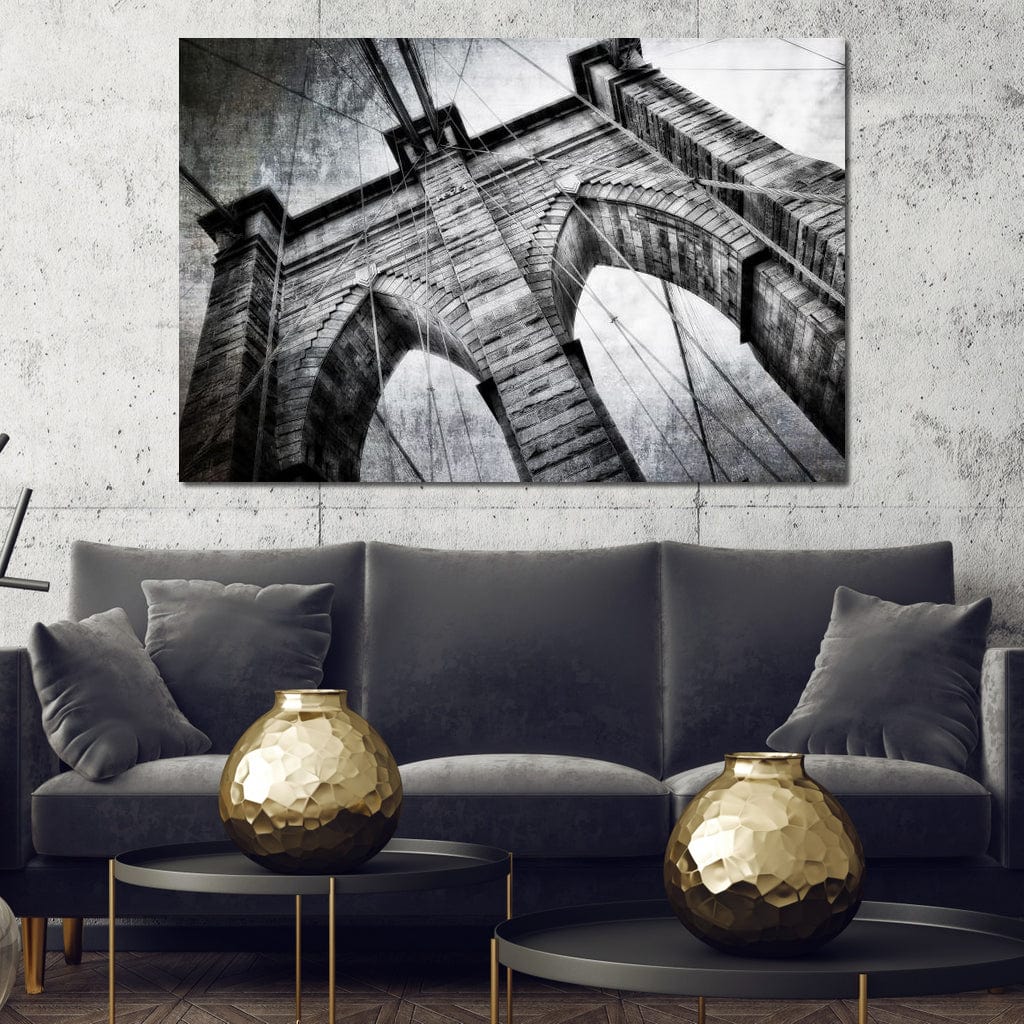 Brooklyn Bridge Arch Canvas Wall Art