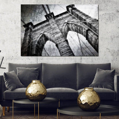 Brooklyn Bridge Arch Canvas Wall Art