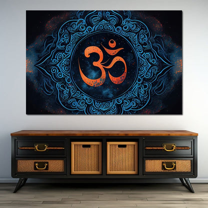 Om Mantra Canvas Wall Art