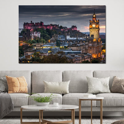 Edinburgh Castle Canvas Wall Art