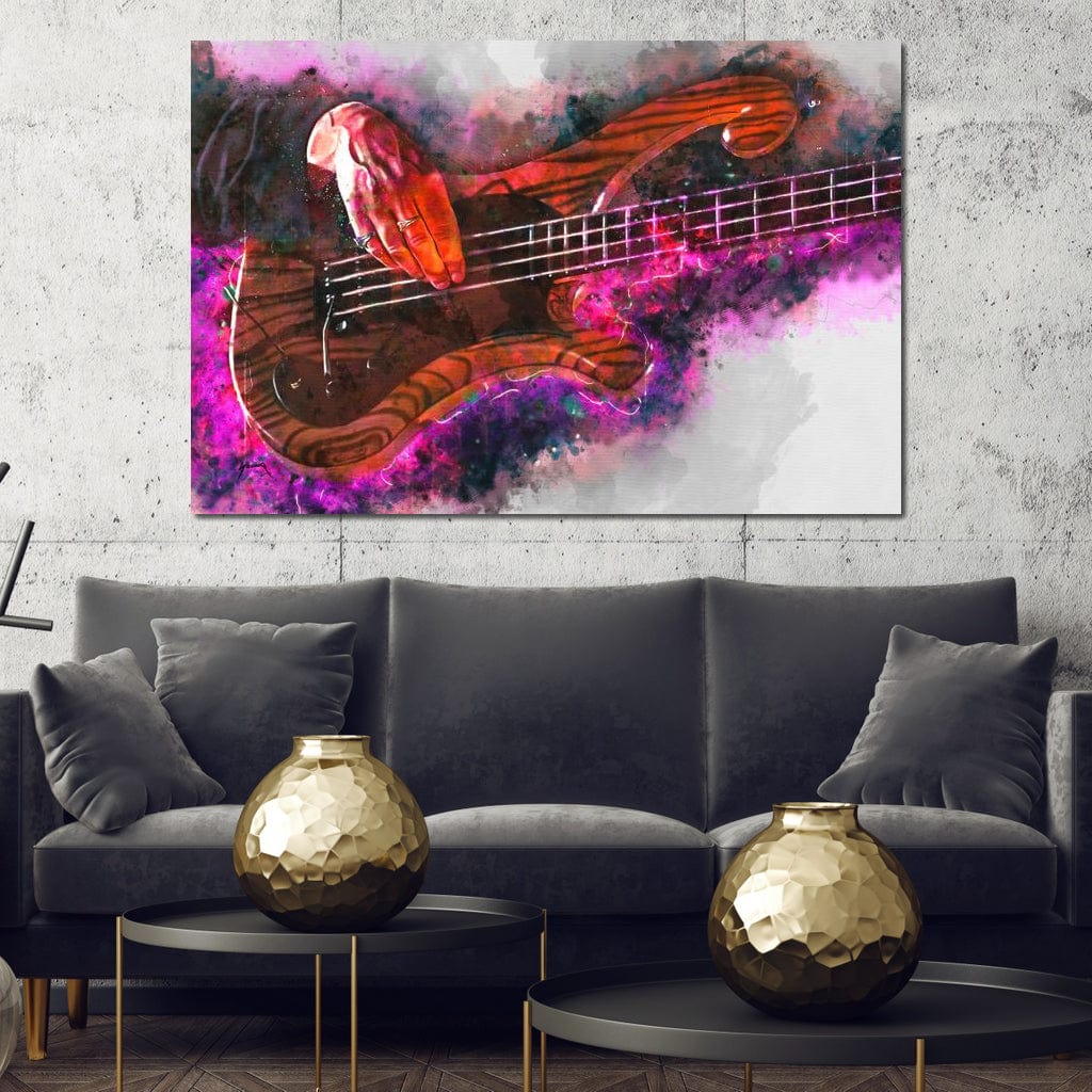 Les Claypool's Guitar Canvas Wall Art