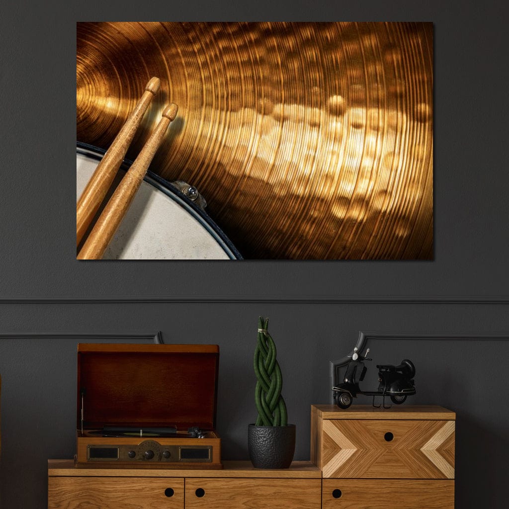 Percussionist Canvas Wall Art