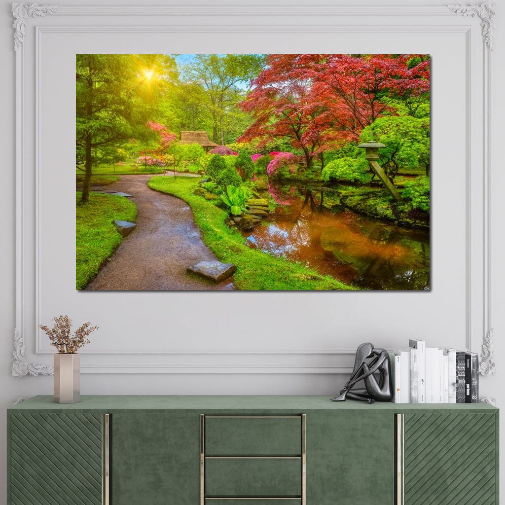 Japanese Garden Canvas Wall Art