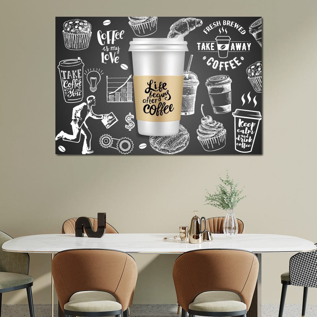 Essential Coffee Canvas Wall Art