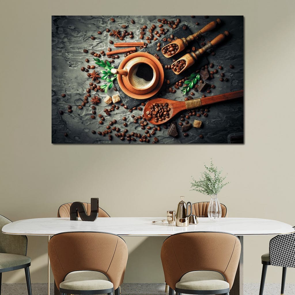 Coffee Aficionado Canvas Wall Art