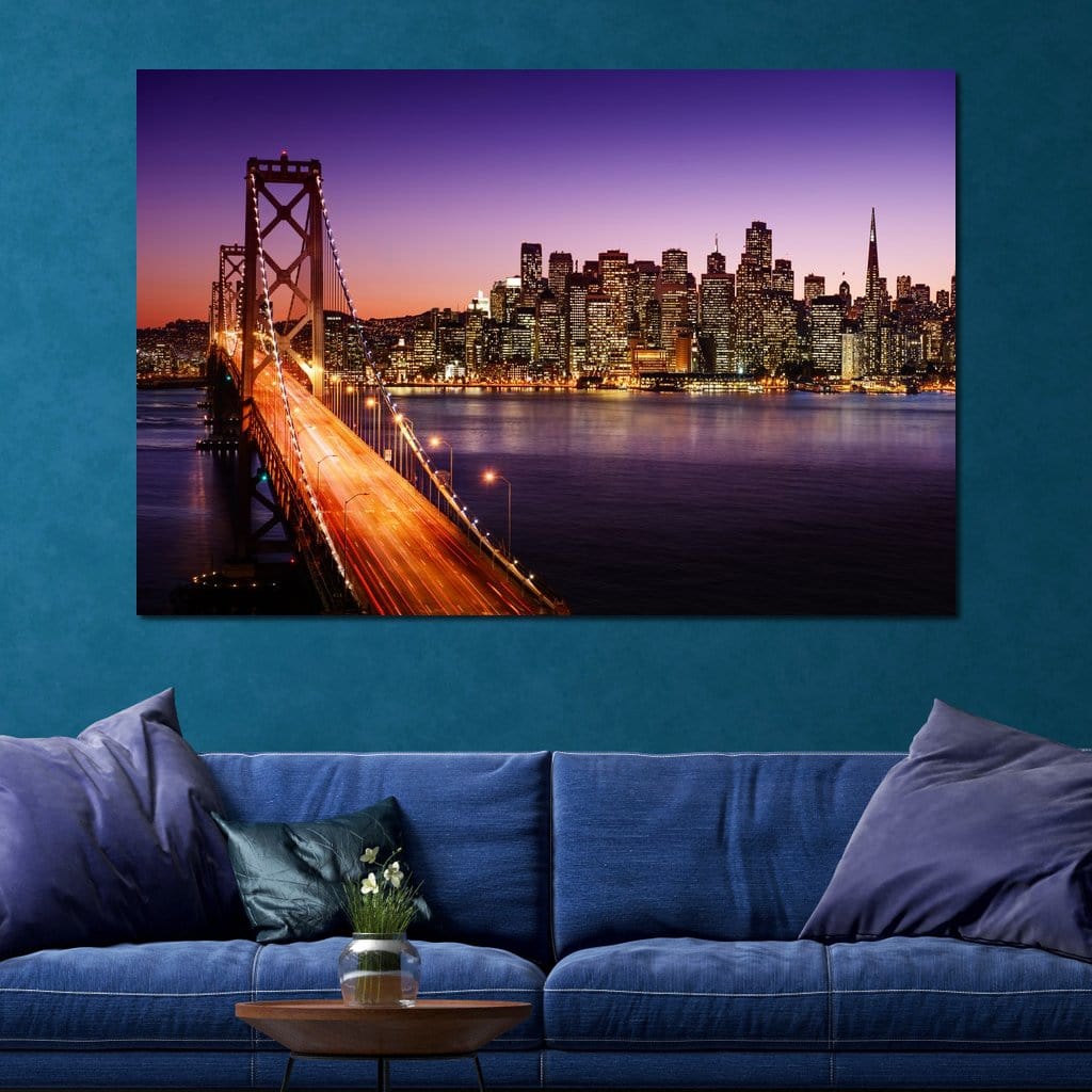 Bay Bridge Canvas Wall Art