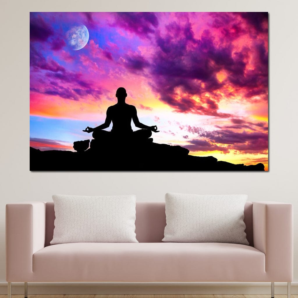 Master of Yoga Canvas Wall Art