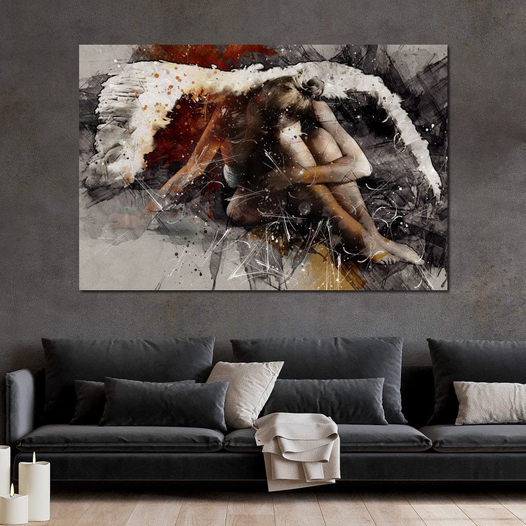 Broken Angel Canvas Wall Art