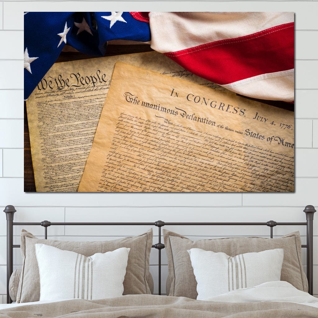 July 4th, 1776 Canvas Wall Art