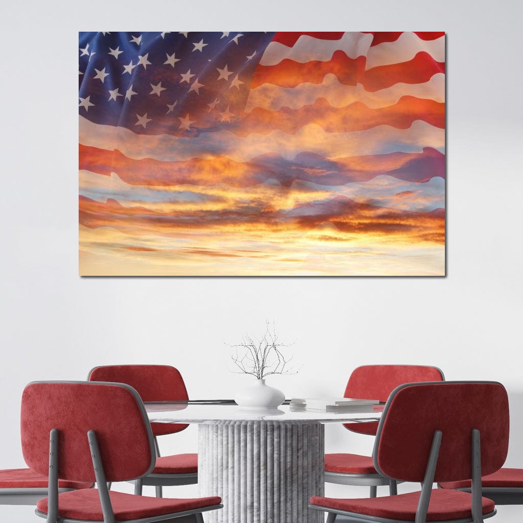 American Sky Canvas Wall Art