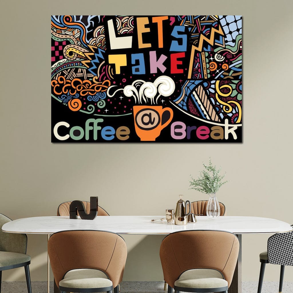 Coffee Break Canvas Wall Art