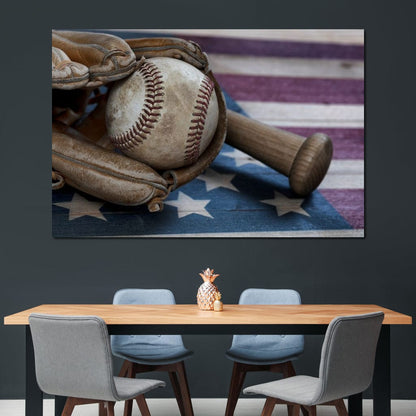 Baseball Nation Canvas Wall Art