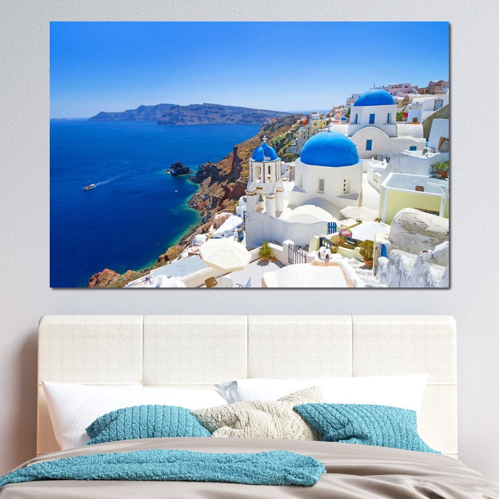 Santorini Canvas Wall Art