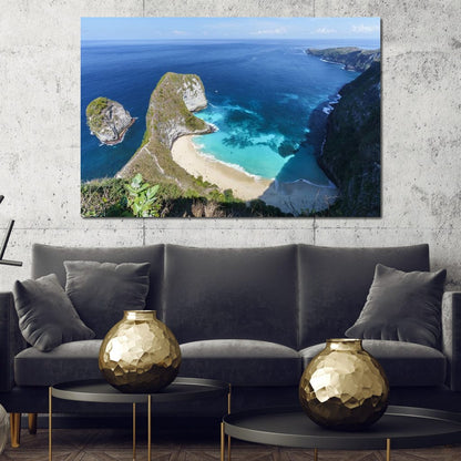 Kelingking Beach Canvas Wall Art