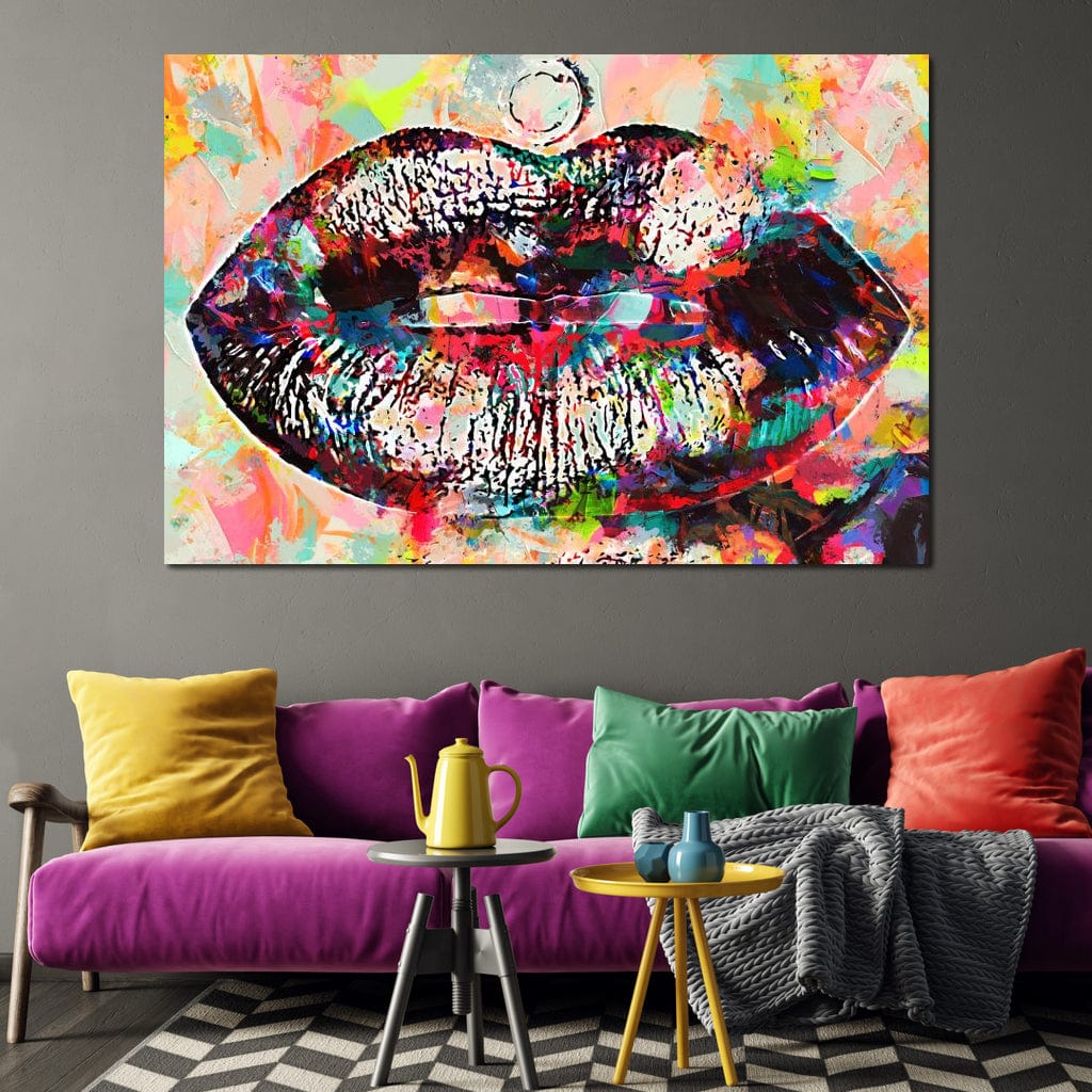 Kiss Pop Art 2 - Mateo Canvas Wall Art