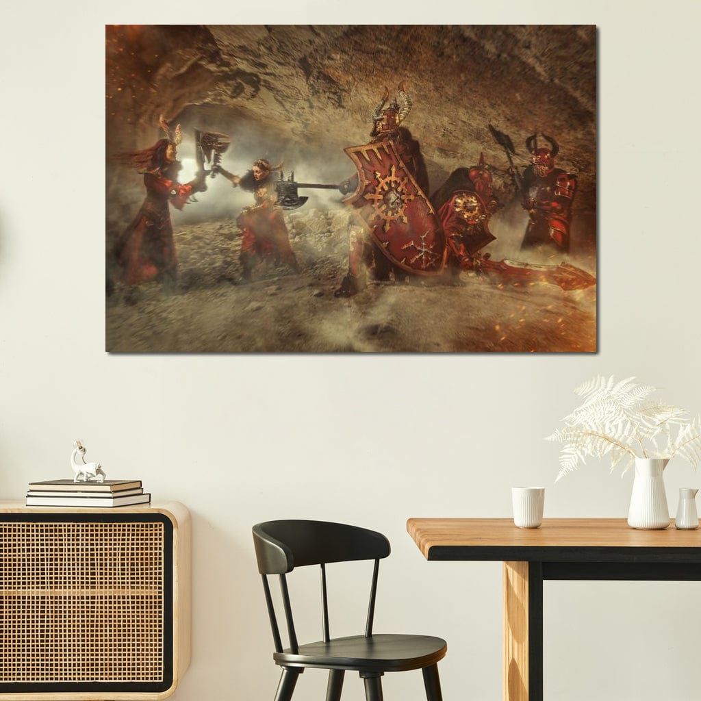 Dungeon Warriors Canvas Wall Art