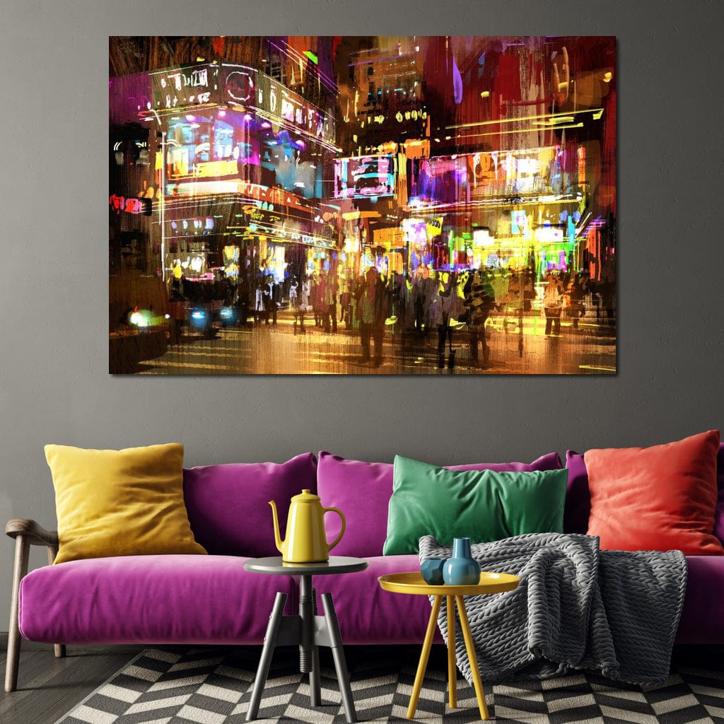 Erythracus Market Canvas Wall Art