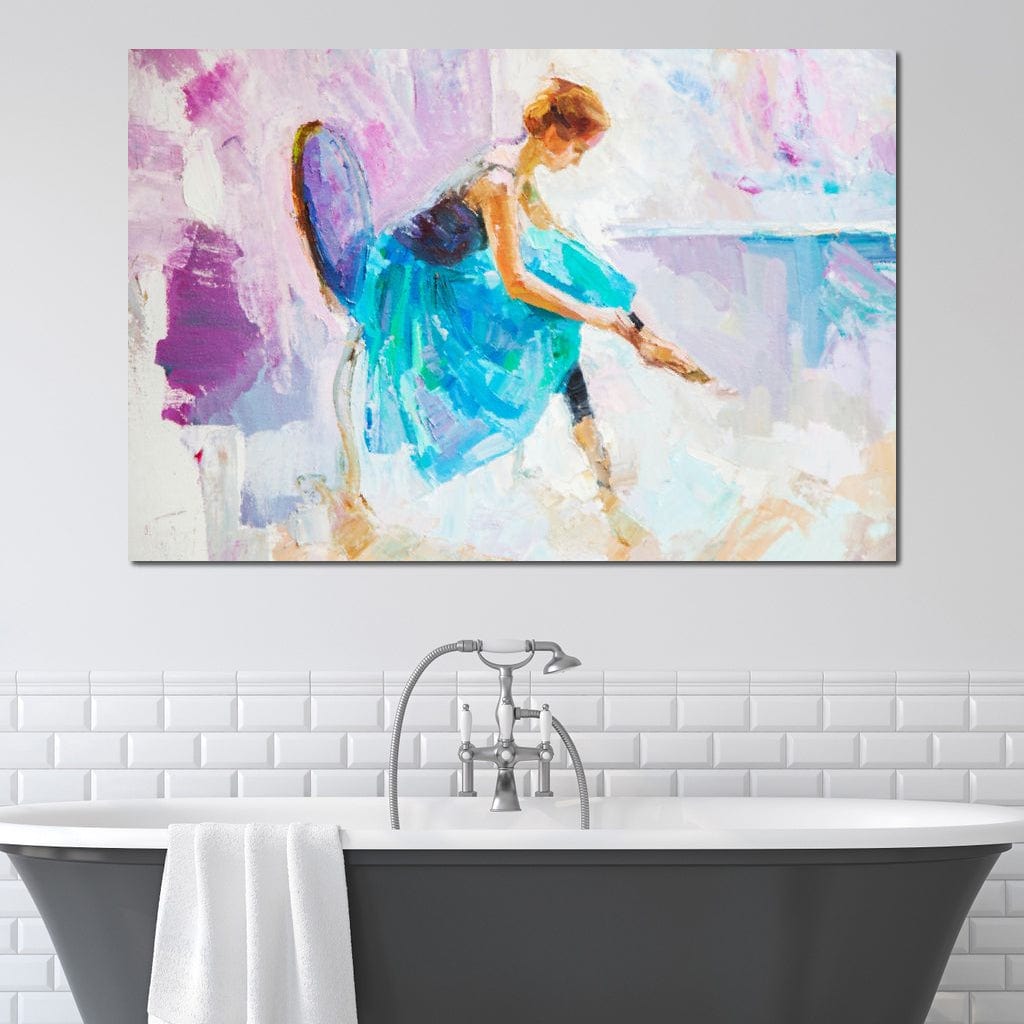 Gracious Ballerina Canvas Wall Art