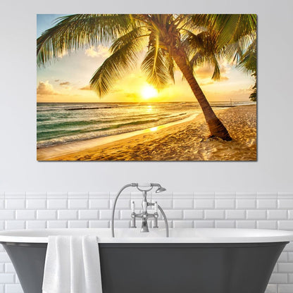 Barbados Beach Canvas Wall Art