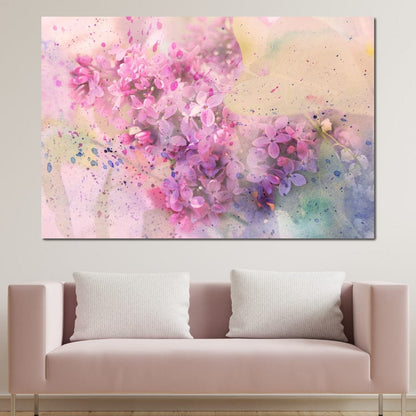 Lilac Storm Canvas Wall Art