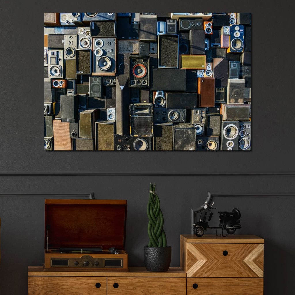 Speakers Wall Canvas Wall Art