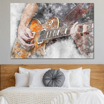 Electric Guitar - Mateo Canvas Wall Art