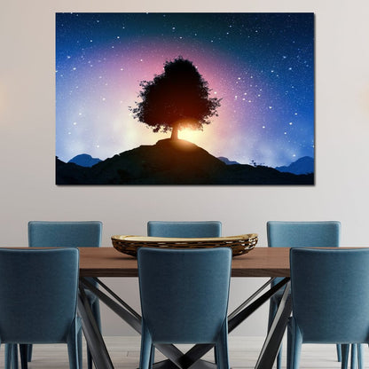 Spectacular Otherworldly Sunset Canvas Wall Art