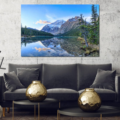 Edith Lake Canvas Wall Art