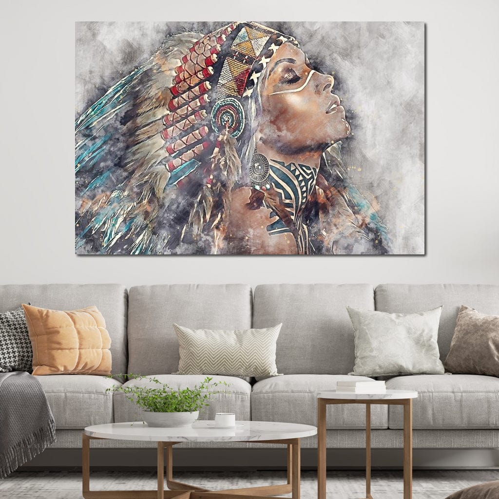Squaw - Mateo Canvas Wall Art