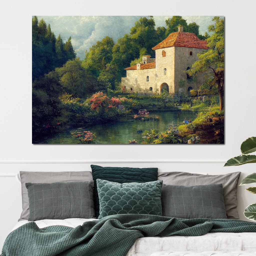 The Gardens Of Ninfa Canvas Wall Art