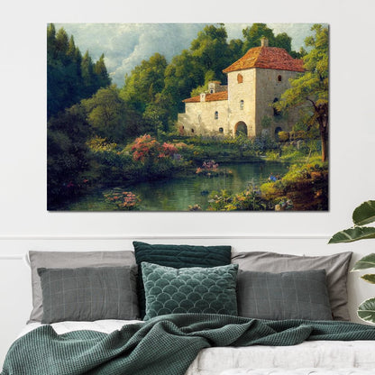 The Gardens Of Ninfa Canvas Wall Art