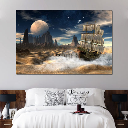 Fantasy Sea Canvas Wall Art
