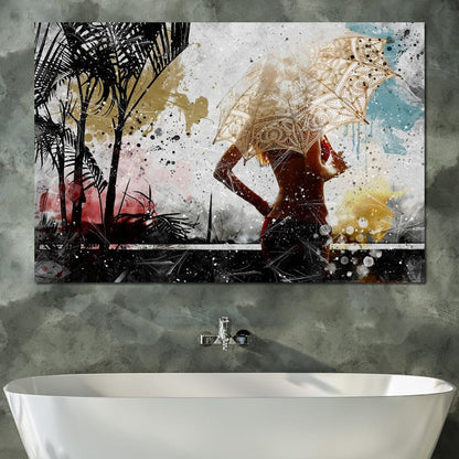 Tropical Summer Canvas Wall Art
