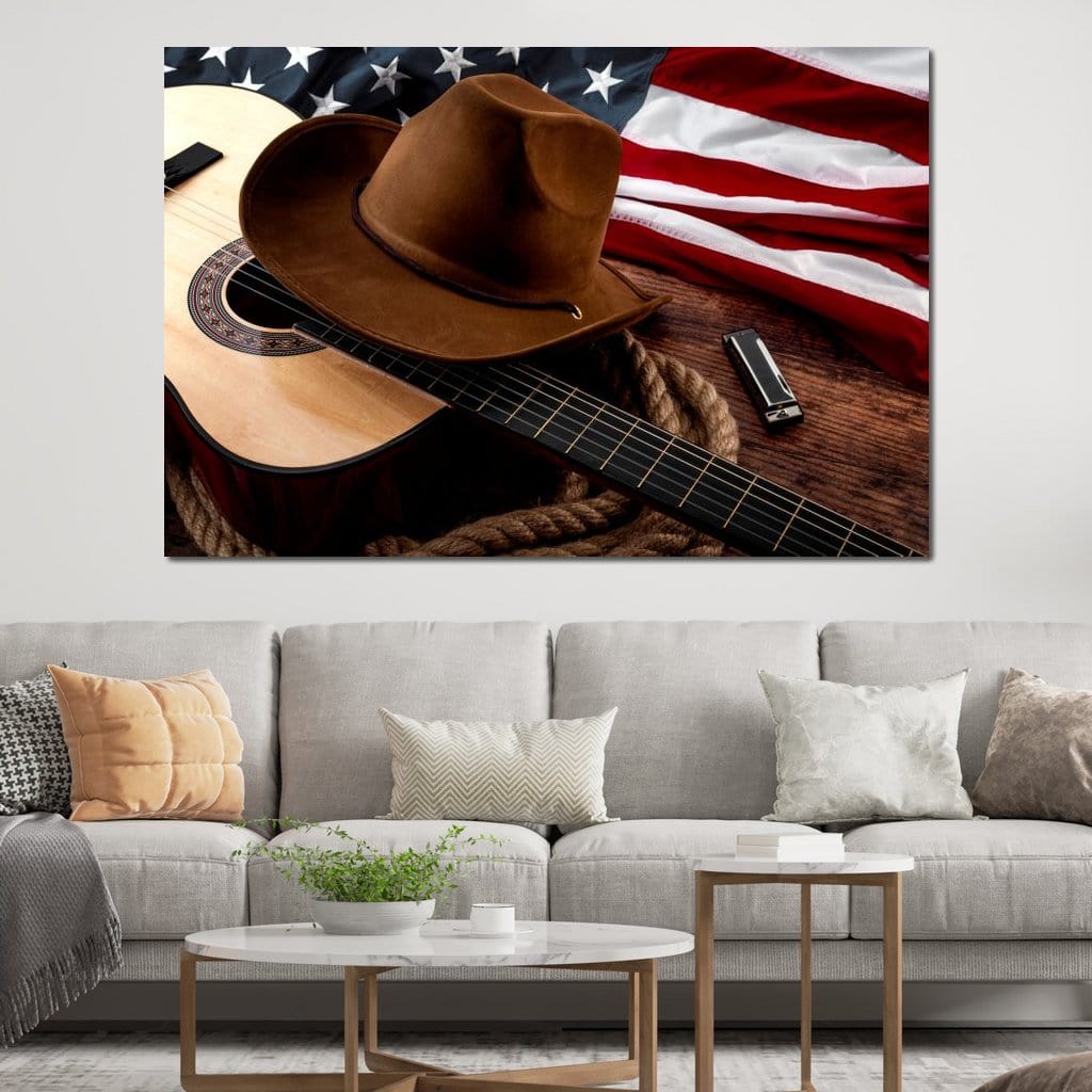 Country Music Canvas Wall Art