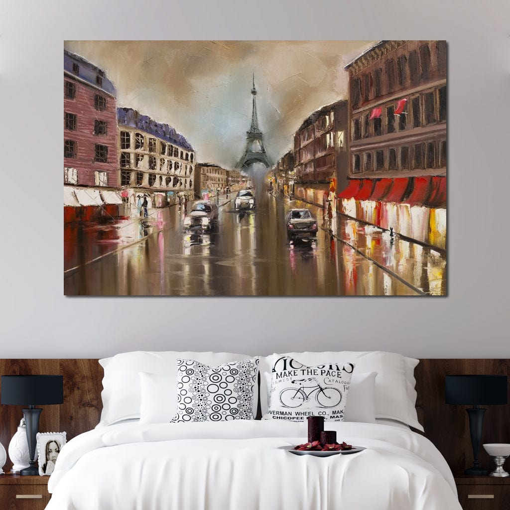 French Avenue Canvas Wall Art