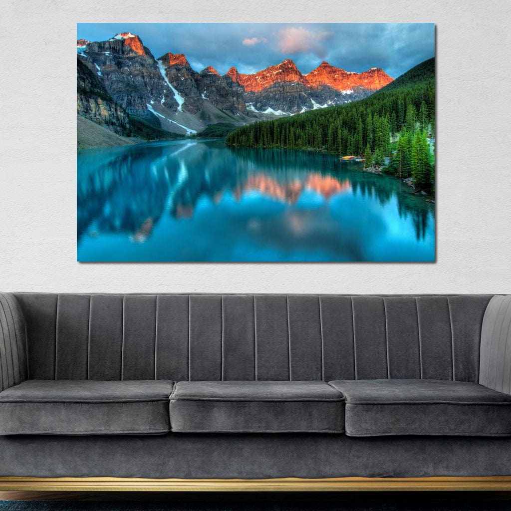Moraine Lake Canvas Wall Art