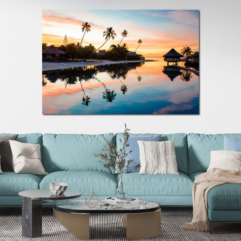 French Polynesia Canvas Wall Art