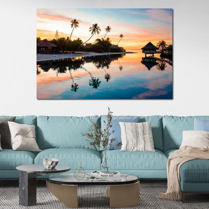 French Polynesia Canvas Wall Art