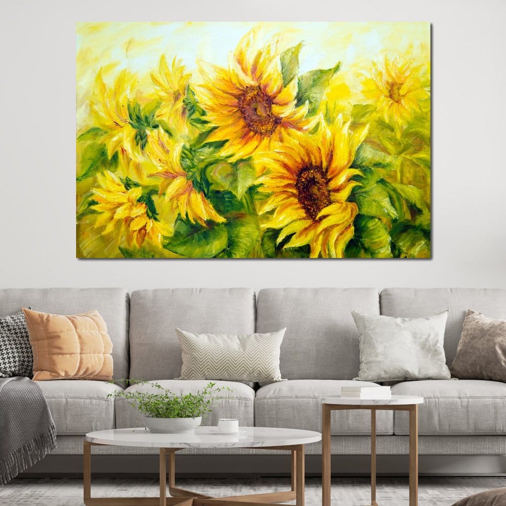 Beautiful Sunflowers Canvas Wall Art