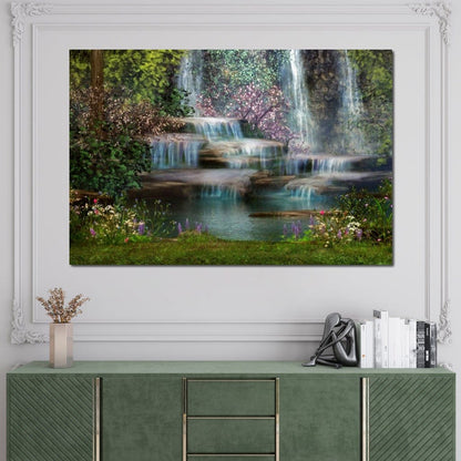 Fairy Cascade Canvas Wall Art