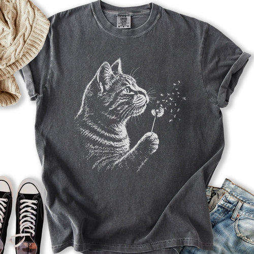 Dandelion Cat Relaxed Tee