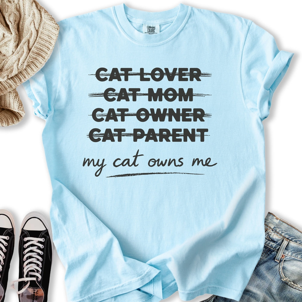 My Cat Owns Me Truth Relaxed Tee