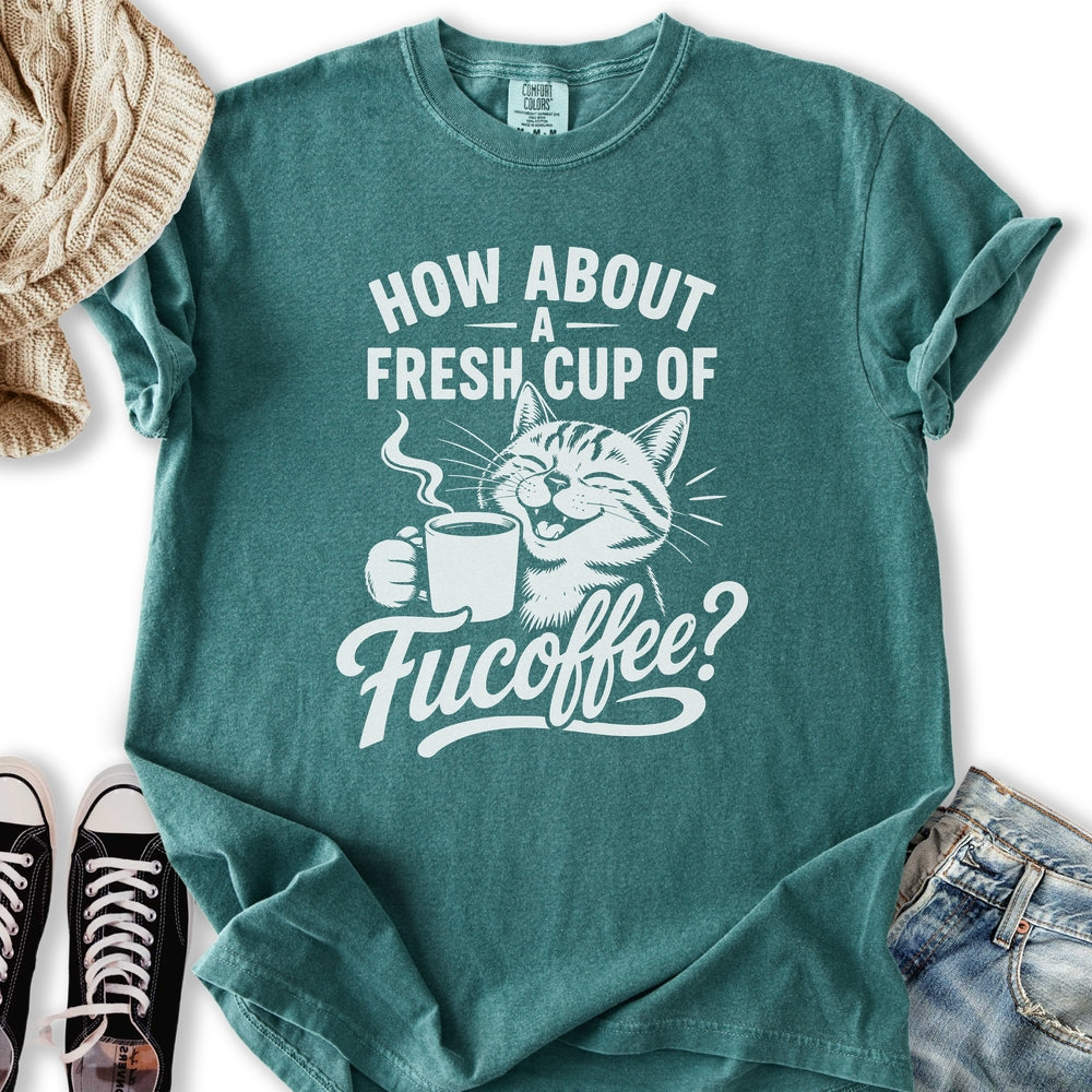 Fucoffee Cat Relaxed Tee